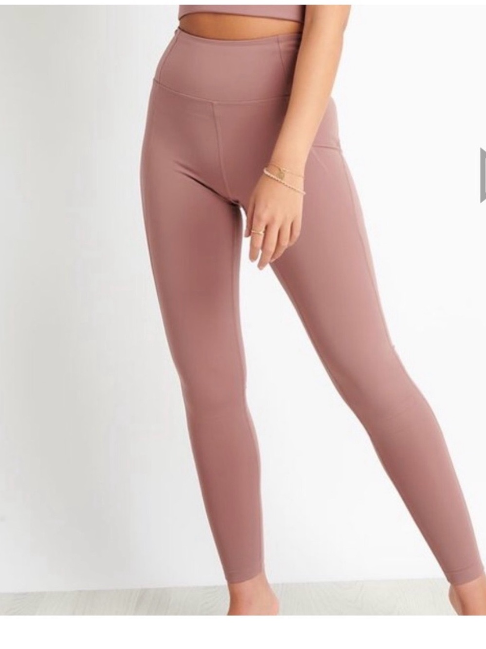 girlfriend collective Dusty Mauve High-Rise Leggings